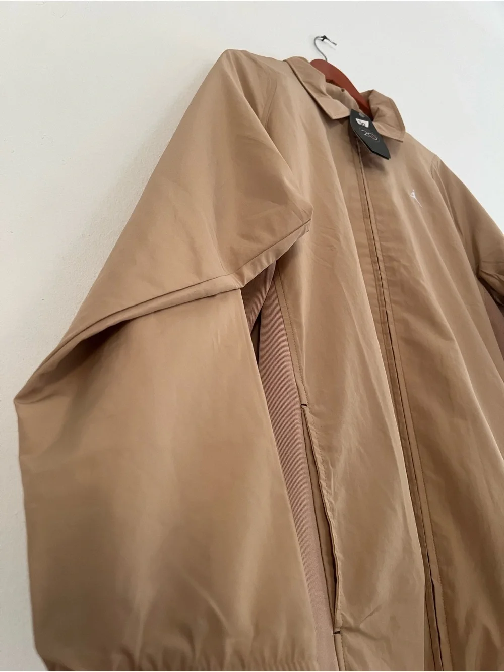 Vintage Nike Air Jordan Tan Windbreaker Jacket 2005 20th Anniversary Large Men